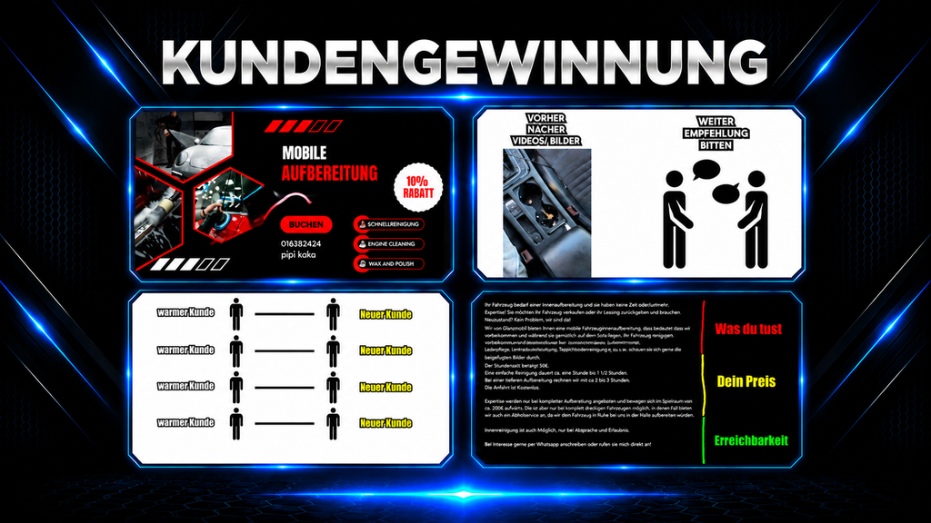 DEINE ERSTEN 3000€ ALS FAHRZEUGAUFBEREITER + BMW VERLOSUNG