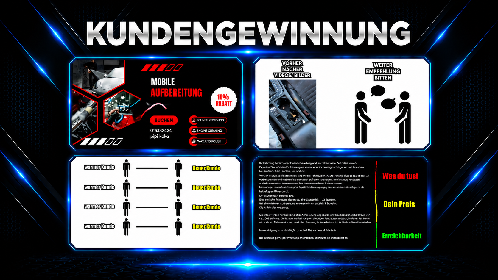 DEINE ERSTEN 3000€ ALS FAHRZEUGAUFBEREITER + BMW VERLOSUNG
